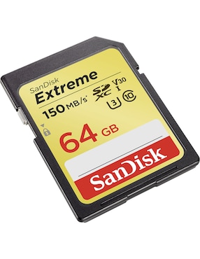Memoria Flash Sandisk capacidad 64 GB