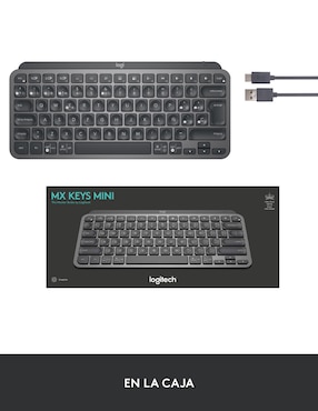 Teclado conexión inalámbrica Logitech Mx Keys Mini Grafito