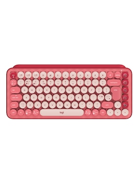 Teclado conexión inalámbrica Logitech Pop Rose