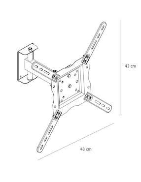 Soporte Interactive Motion para pantalla articulado 24 - 65 pulgadas