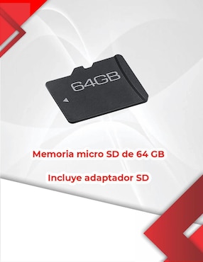 Memoria micro SD Secucore capacidad 64 GB