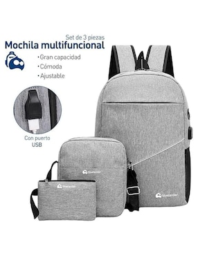 Set mochila antirrobo Bluelander unisex