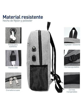 Set mochila antirrobo Bluelander unisex