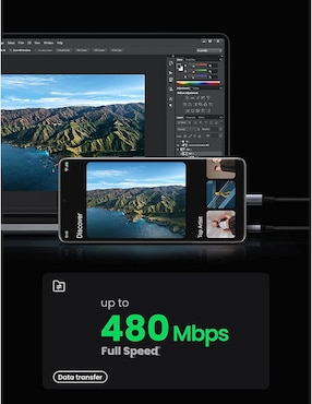 Cable USB C Ugreen a tipo USB A de 1 m