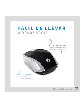 Mouse Inalámbrico Hp hp 200 2hu84aa