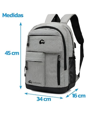 Mochila con portalaptop Bluelander impermeable unisex