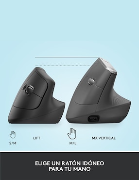 Mouse inalámbrico Logitech Lift Vertical