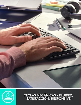 Teclado conexión inalámbrica Logitech Mx Mecánico Mini