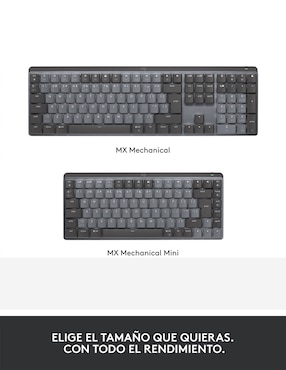 Teclado conexión inalámbrica Logitech Mx Mecánico Mini