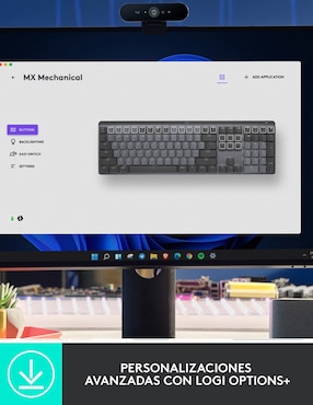 Teclado conexión inalámbrica Logitech Mx Mechanical