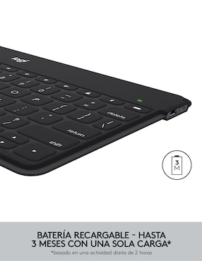 Teclado conexión inalámbrica Logitech Keys To Go
