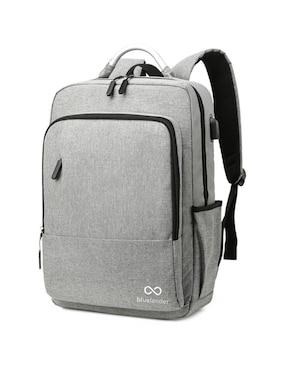 Mochila escolar Blue Bluelander impermeable unisex