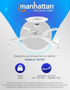 Soporte Manhattan para pantalla inclinable