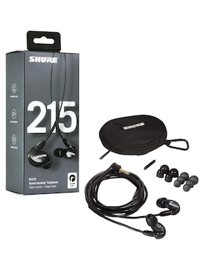 Audífonos In-Ear Shure Se215-K Shure alámbricos