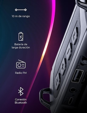 Bocina portátil Techzone DN-YX05A bluetooth