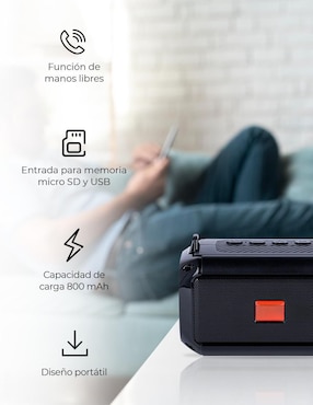 Bocina portátil Techzone DN-YX05A bluetooth