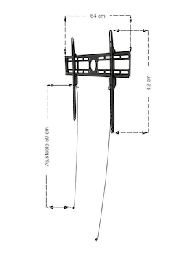 Soporte Volteck para pantalla fijo