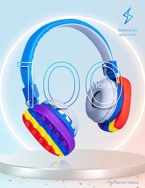 Audífonos On-Ear Techzone Pop It inalámbricos