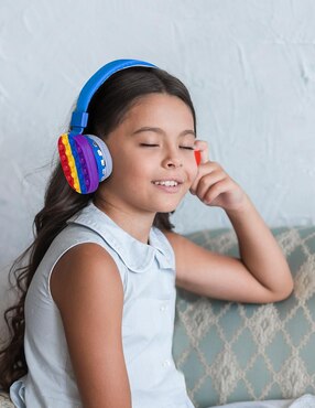 Audífonos On-Ear Techzone Pop It inalámbricos