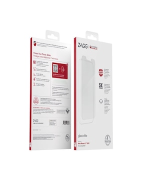 Mica para iPhone 14 Max Zagg de cristal templado