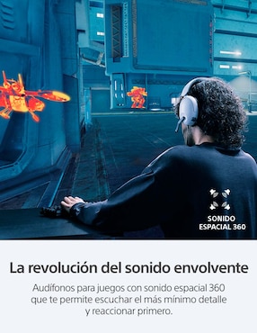 Audífonos gamer Over-Ear Sony Inzone H3 alámbricos