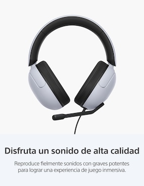 Audífonos gamer Over-Ear Sony Inzone H3 alámbricos