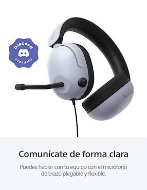 Audífonos gamer Over-Ear Sony Inzone H3 alámbricos