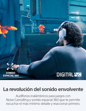 Audífonos gamer Over-Ear Sony Inzone H9 inalámbricos con cancelación de ruido