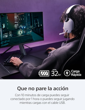 Audífonos gamer Over-Ear Sony Inzone H9 inalámbricos con cancelación de ruido