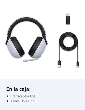 Audífonos gamer Over-Ear Sony Inzone H9 inalámbricos con cancelación de ruido