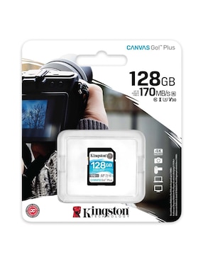 Memoria Sd Kingston technology capacidad 128 gb