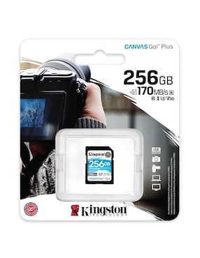 Memoria Sd Kingston technology capacidad 256 gb