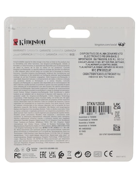Memoria USB 128 GB Kingston Technology DTKN-128GB
