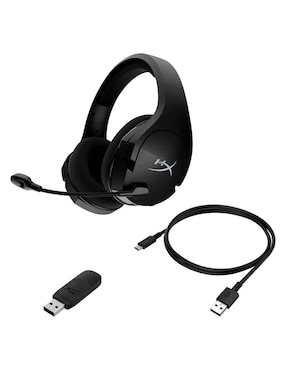 Audífonos gamer Over-Ear Hyperx Cloud Stinger Core inalámbricos con cancelación de ruido