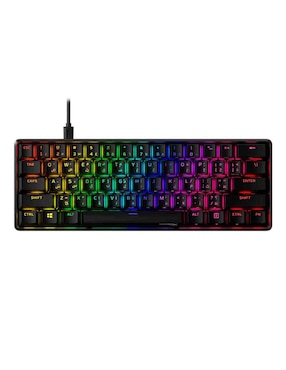 Teclado Gaming Alámbrico HyperX Alloy 60