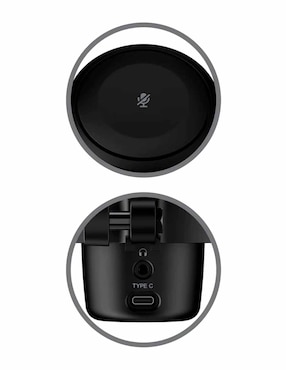 Micrófono básico alámbrico Hyperx standalone duocast