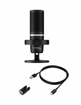 Micrófono básico alámbrico Hyperx standalone duocast