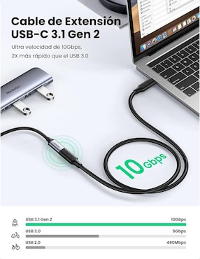 Cable USB C Ugreen de 1 m