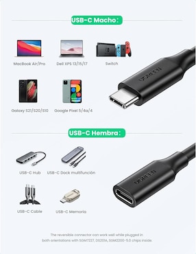 Cable USB C Ugreen de 1 m