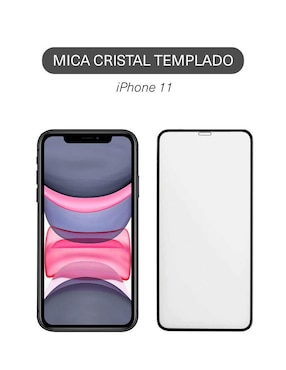 Mica para celular iPhone 11 Sovico cristal templado