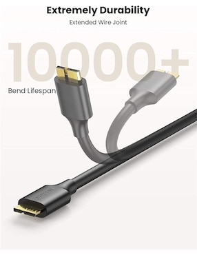 Cable micro USB Ugreen a tipo USB A de 1 m