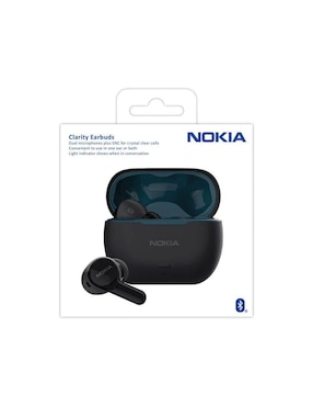 Audífonos True Wireless Nokia Clarity Tws 821 Bk inalámbricos con cancelación de ruido