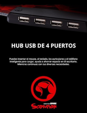 Mouse pad Marvo antideslizante