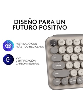 Teclado conexión inalámbrica Logitech POP Keys