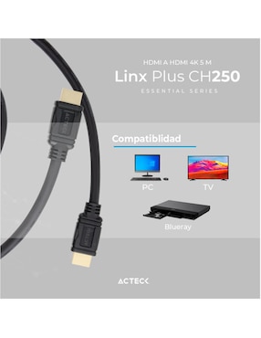 Cable HDMI Acteck de 5 m