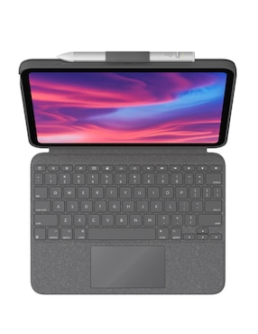Funda con teclado para tablet Logitech iPad