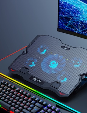 Base con ventilador para laptop ajustable Ground Gaming
