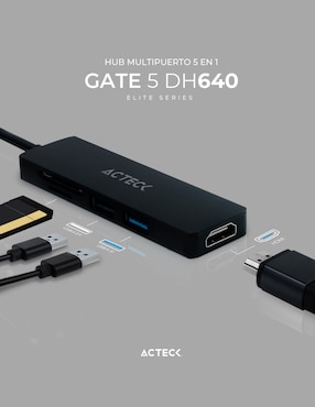 Hub Acteck Gate 5 de 5 contactos