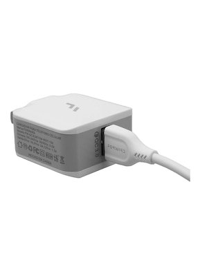 Adaptador de corriente Forward Lightning + Micro-USB + USB + USB tipo C