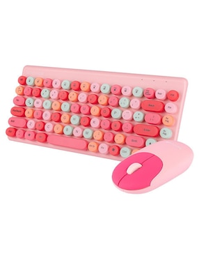 Mouse y Teclado Techzone Colors